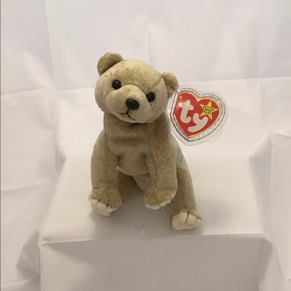 Ty Beanie Babies Almond and Pecan (2) Bears NWT - Picture 5 of 9